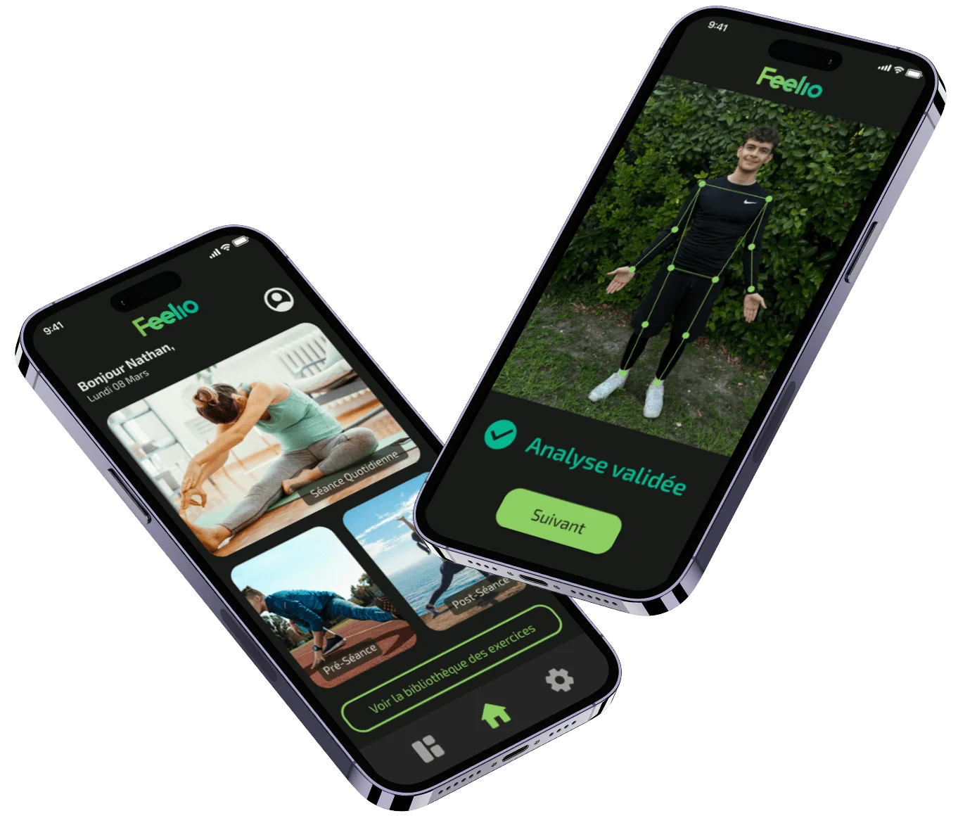 Phone Image 3D representing Feelio Application